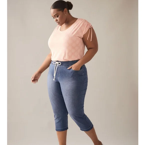 Penningtons Pants Jumpsuits Denim Jogger Capri Poshmark